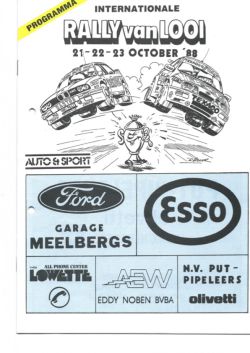 Programma Rally van Looi 1988