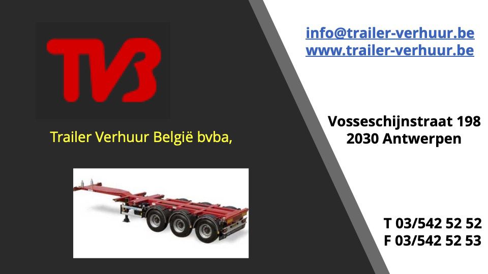 Trailer Verhuur België